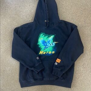 Heron Preston Black Hoodie